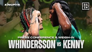 WHINDERSSON NUNES vs KING KENNY  Press Conference amp WeighIn [upl. by Etteraj398]