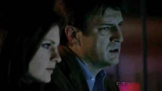 Castle 3x06  Castle holds Becketts hand [upl. by Etnauq]