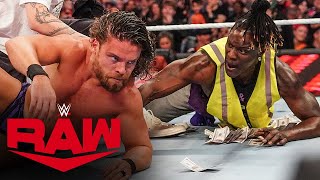 RTruth helps The Miz overcome JD McDonagh Raw highlights Feb 5 2024 [upl. by Hoenack]