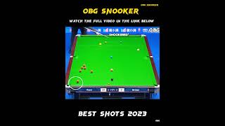 Best Shots Of 2023 snooker ronnieosullivan snooker2023 juddtrump bestshot [upl. by Tsiuqram774]