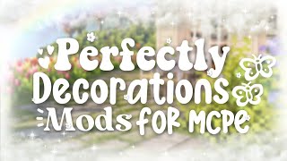 Top Perfectly Decorations Mod ✨💕for minecraft pe🦋 [upl. by Bekelja]