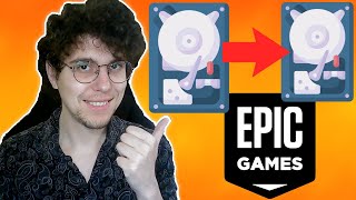 How To Move Epic Games To Another Drive [upl. by Yarised581]