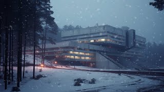 SCP Research Center  3 Hour SCP Ambient with Blizzard Sounds Relaxing Music [upl. by Sucramd]