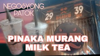 NEGOSYONG PATOK l PINAKAMURNG MILK TEA l MILK TEA BUSINESS 29 AND 39 PESOS ONLY [upl. by Notla]