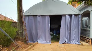 How To Make a Church Tent  tent making [upl. by Matheny]