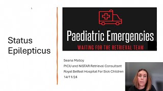 Status Epilepticus  Paediatric Emergencies 2024 [upl. by Hillel270]