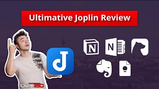 Joplin  besser als Evernote Notion und OneNote  die kostenlose Open Source Notizen App im Test [upl. by Saffier]