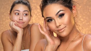 ULTIMATE BRONZE AND GLOWY MAKEUP TUTORIAL FOR BEGINNERS  Roxette Arisa [upl. by Carina]