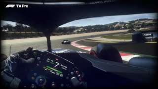 F1 2021  ULTRA REALISTIC RESHADE  TRACK IR 4K HELMET CAM  PORTIMAO  Good race spoiled by Jeff [upl. by Nikolia233]