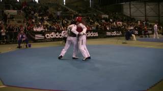 Belgian Open 2017 Taekwondo Day 2 Fight 707 Bogdanovic Jana vs Pauli Lara Elaine [upl. by Notgnilliw]