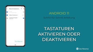 Tastaturen aktivieren oder deaktivieren Android 11 [upl. by Sephira519]