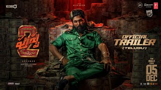 Pushpa 2 The Rule Trailer Telugu  Allu Arjun  Sukumar  Rashmika Mandanna  Fahadh Faasil  DSP [upl. by Adnohr]