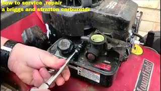 how to service repair a briggs and stratton carburetor [upl. by Vod]