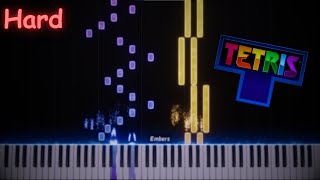 Tetris Theme  Piano Tutorial [upl. by Eiramnwad]