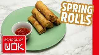 Simple and Tasty Pork Spring Rolls Recipe [upl. by Wolcott]