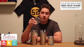 Yeti Coolers Cups Rambler Series 10 oz 20 oz 30 oz lowball review [upl. by Eidnas]