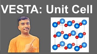 How to visualize crystal structure unit cell using VESTA [upl. by Mumford]