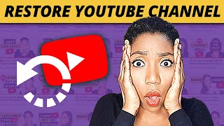 How to RECOVER Permanently DELETED YOUTUBE CHANNEL💯 EVEN WITHOUT BRAND ACCOUNT✅ [upl. by Penny194]