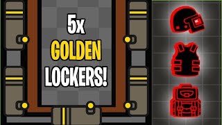 Survivio MAX GEAR in UNDER 30 SECONDS 5x GOLDEN Lockers Survivio Highlights Montage [upl. by Hevak]