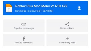 Updated ⚡ Roblox Plus Mod APK v2610472  Roblox Mod Menu Apk Unlimited Robux [upl. by Enomed]