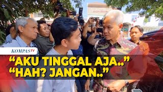 Terekam Ganjar Minta Gibran Tak Ikut Dampingi Berkeliling Saat Kunjungan ke Solo [upl. by Ramak]