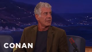 The Saddest Meal Anthony Bourdain Ever Ate  CONAN on TBS [upl. by Janel492]