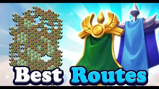 Hero Wars Mysterious Island July Map Best Routes [upl. by Anitaf]