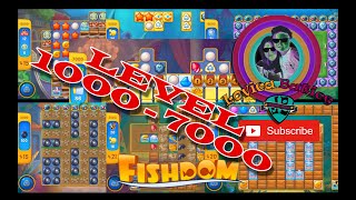 Fishdom Level 1000 2000 3000 4000 5000 6000 7000  Gameplay [upl. by Neirrad732]