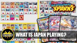 What Is Being Played In Japan With The Surging Sparks Set Pokemon TCG [upl. by Ettenig]