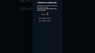 🥏CINEMÁTICA CEPRE UNI  FISICA  6 maths física uni cepreuni [upl. by Hach]