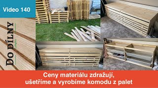 Ceny materiálů zdražujíkomoda  nábytek z palet [upl. by Field]