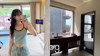 직장인 브이로그  내가 기획한 앱 출시📱 양양 숙소 촬영바다랑 피자 회😍  새로 산 수영복👙  광화문 처돌이가 되교보문고📚  일상 브이로그 [upl. by Bender]