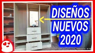 😍cómo hacer Ropero closet con ESPEJO 🥰 [upl. by Zippel684]