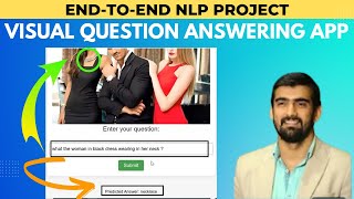 Visual Question Answering APP  AI Project With Code [upl. by Seidler]