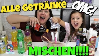 Alle Getränke zusammen mischen und trinken 😱 Krasses Ergebnis [upl. by Yzmar]