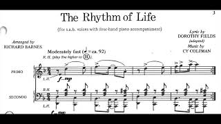 03 Rhythm of Life  Lyrics by Dorothy Fields Music by Cy Coleman Arr by Richard Barnes [upl. by Sadler600]