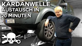 Kardanwelle wechseln in 20 Minuten Discovery 3 4 Range Rover Sport [upl. by Burris]