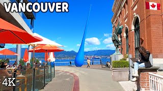 🇨🇦 【4K】☀️🌸 Downtown Vancouver BC Canada Amazing Sunny Vancouver Relaxing Walk April 2024 [upl. by Ferretti]