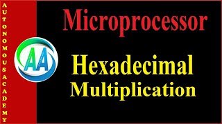 Hexadecimal Multiplication 8086 microprocessor [upl. by Oxley]