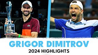 Grigor Dimitrovs Exceptional Highlights From 2024 [upl. by Efioa894]