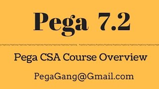 Live Pega CSA  Certified System Architect  Tutorials  Demo [upl. by Iglesias]