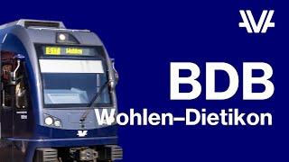 2021 Komplette Führerstandsfahrt Wohlen–Bremgarten–Dietikon BDB [upl. by Aimal]