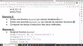 030 fonction factoriel récursive en Matlab [upl. by Lud259]