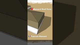 What is a Mansard Roof Shorts [upl. by Radbun]