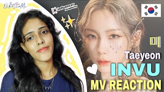 TAEYEONS 태연 INVU MV REACTION  NikoSunMi [upl. by Aidne]