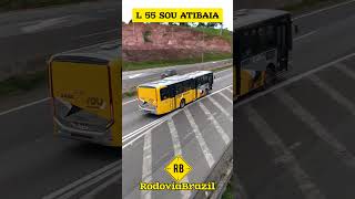 LINHA 55 sou Atibaia BR 381 Fernão Dias Km 41 rodoviabrazil short shorts urbano [upl. by Odlonyer814]