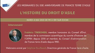 Webinaire 3  LHistoire du droit dasile [upl. by Daye]