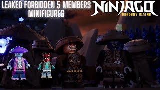 Ninjago Dragons Rising 2025 Leaked Forbidden 5 Members Minifigures [upl. by Lymann]