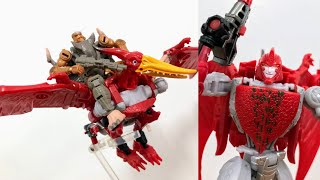 New Transformers Beast Wars BWVS05 Rattrap vs Terrorsaur InHand Images [upl. by Perot479]