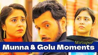 Munna amp Golu moments  Recap of Mirzapur  Iconic Dialogues of Mirzapur [upl. by Madonna202]